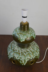 Vintage West German Pottery Lamp