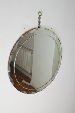 1950s Circular Wall Mirror