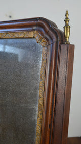 Antique Mahogany Swing Mirror
