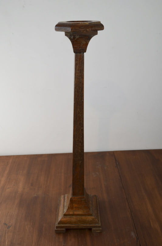 Vintage Wooden Candle Holder