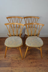 Four Vintage Ercol Chiltern Dining Chairs
