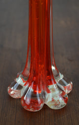 Twisted Art Glass Stem Vase
