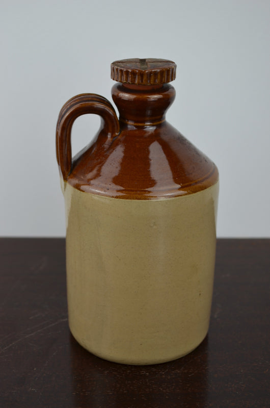 Vintage S.Inch & Son Stoneware Cider Flagon Alt Interiors