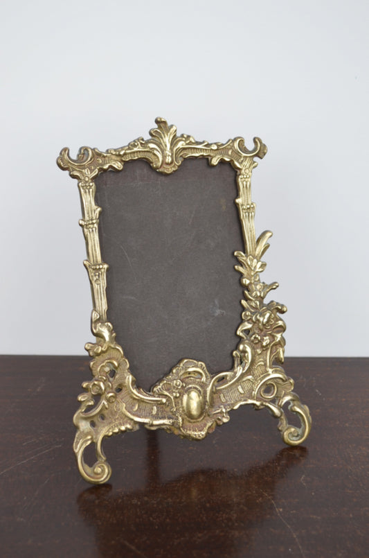 Vintage Brass Photo Frame