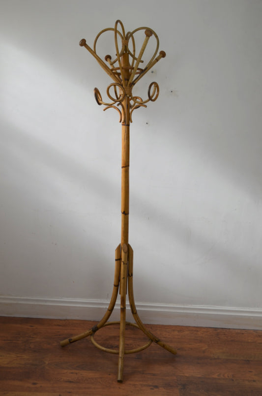 Vintage Bamboo Coat Stand