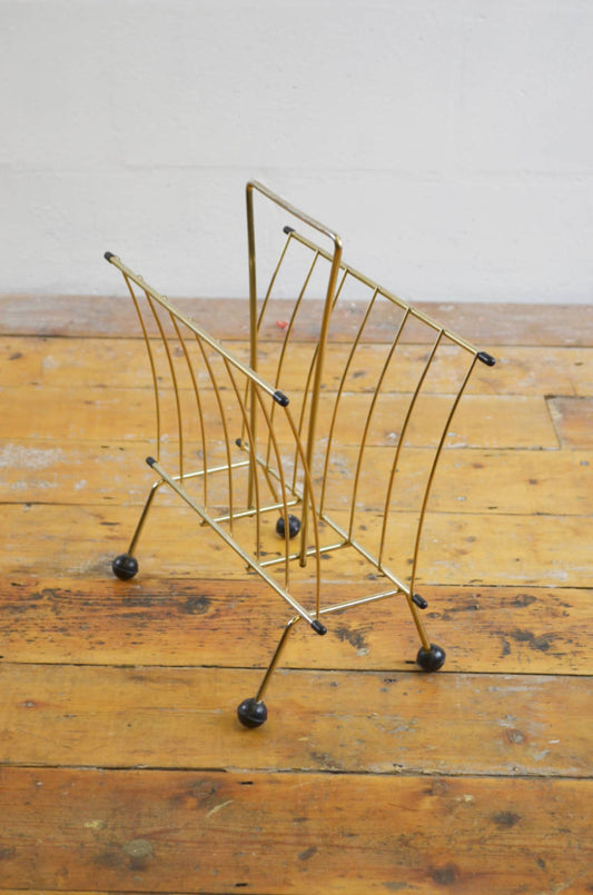 Vintage Atomic Style Magazine/Record Rack
