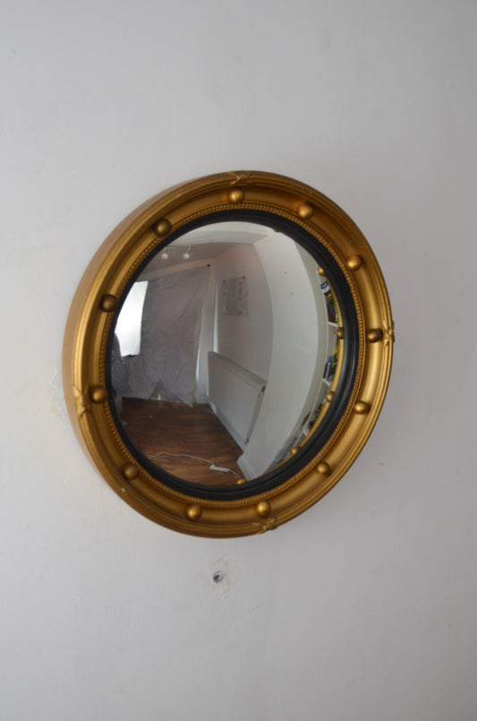 Vintage Convex Circular Mirror