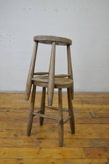 19th Century Oak Refectory Country Stools