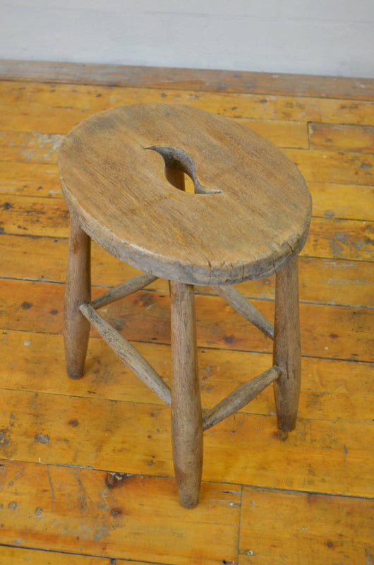 19th Century Oak Refectory Country Stools