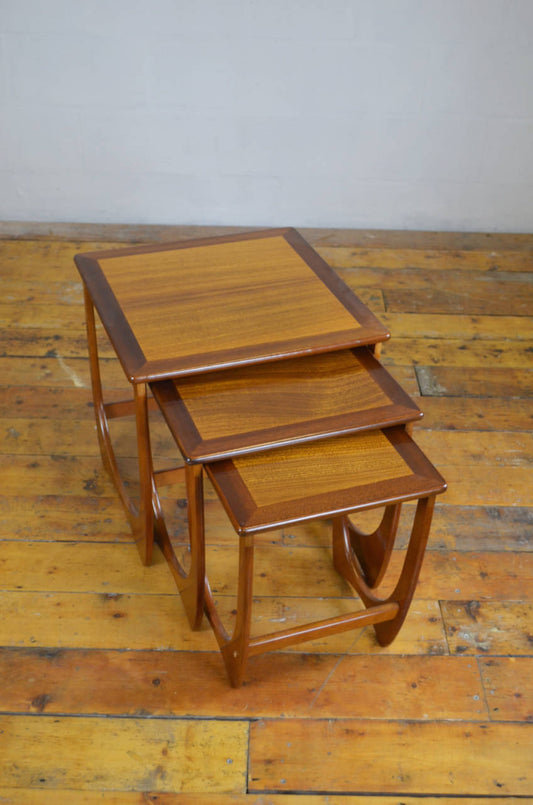1970s Danish Influenced Nest Of Tables