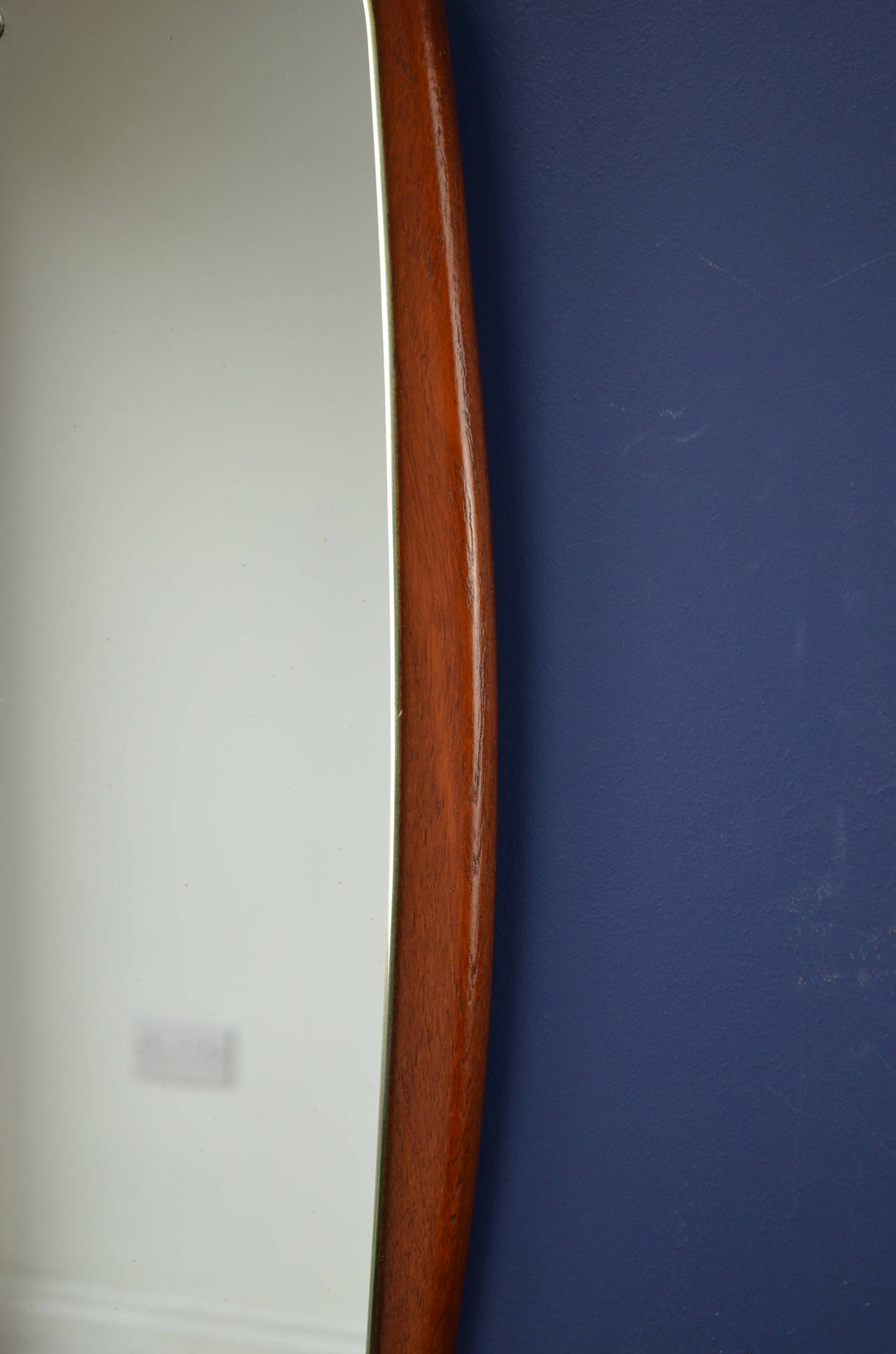 Mid-Century Teak Wall Mirror